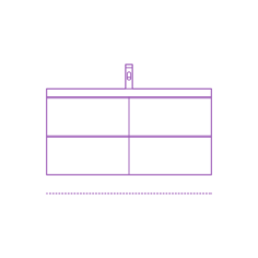 Fixtures Bathroom Vanity Ikea Godmorgon Odensvik Single Vanity 4 Drawers Line Silhouette Svg Vector, Free Vectors File